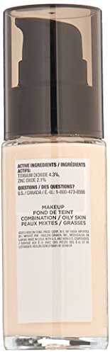 REVLON Colorstay Satin Medium Coverage Makeup With Softflex SPF6 Combination/Oily Skin 110 Ivory, 1 Ounce