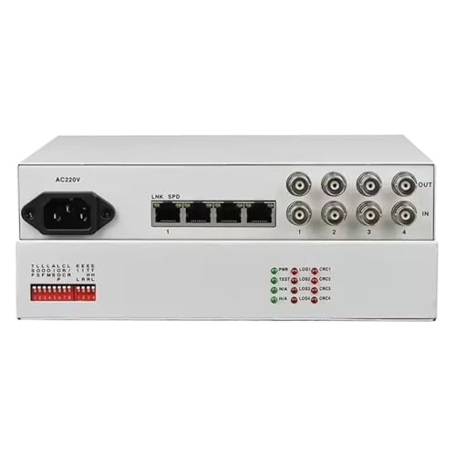 Convertisseur Ethernet 4E1 vers LAN pour interconnexion de sites
