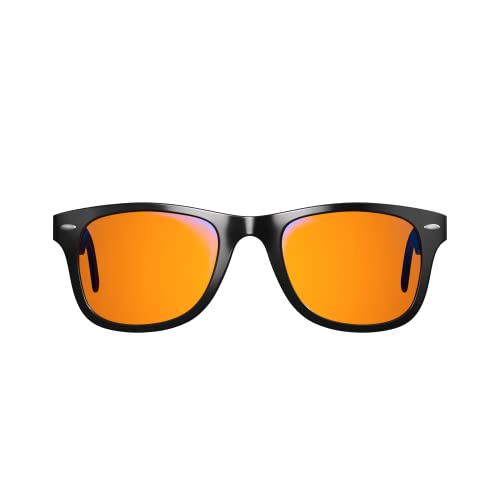 Swanwick: Henley Night Swannies - Premium Blue Light Blocking Glasses - Regular - Orange Tint for Superior Blue Light Blocking from Gaming PC, Laptop and Smartphone Screen Glare - Sleep Support