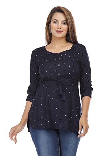 Image of J Y JYOKU Women's TOP Navy Blue