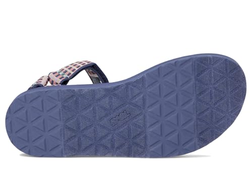 Image of Teva Women's Original Universal Sport Sandal, Modern Check Crown Blue, 5