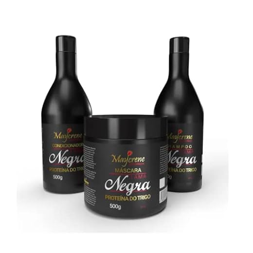Kit Matizador Preto Lama Negra Cabelos Escuros Maycrene 500ml