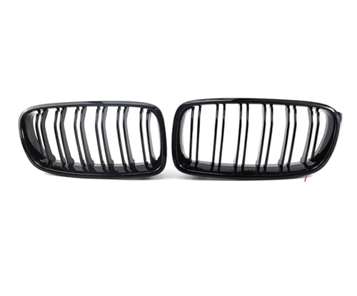 Calandre avant voiture pour BMW F30 F31 F35 2011-2019 : grille de calandre sport double ligne noire
