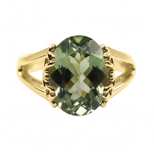 Image of 55Carat Choose Your Color Genuine Stone Ring 18K Gold Plated Oval Handmade Jewellery for Gift Sizes 4-13
