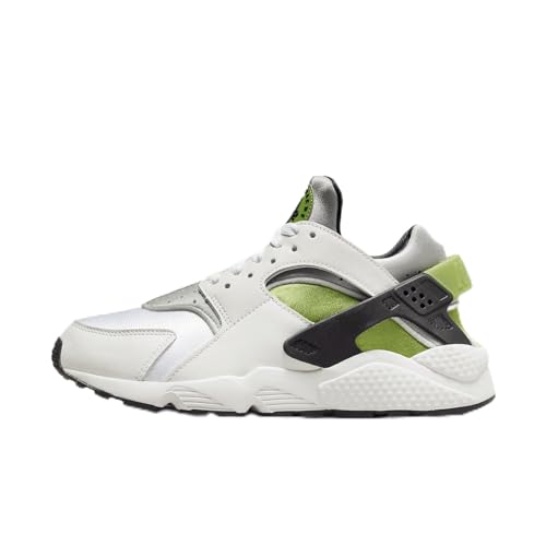 Nike Air Huarache Chaussures pour femme (DH4439-114, blanc/gris loup/chlorophylle/noir), Blanc/gris loup/chlorophylle/noir, 36 EU