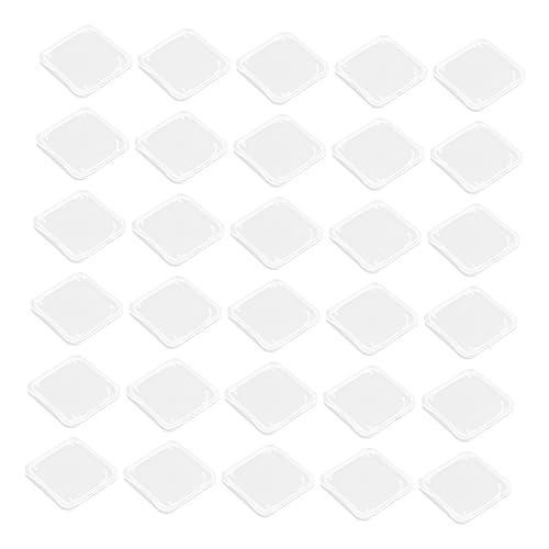 HOMOCONO 1set Memory Card Storage Boxes Transparent Organizers for Cards Material Holders Protects Against Loss Damage for Organization Easy Access