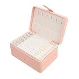 Photo Gallery gatuida organizer portagioie in pu scatola multi per collane e orecchini custodia portatile per casa e camera colore rosa Photo Gallery gatuida organizer portagioie in pu scatola multi per collane e orecchini custodia portatile per casa e camera colore rosa