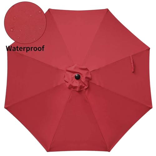 Simple Deluxe LGBRLA9RED-C 9' Patio Umbrella Outdoor Table Market Yard Umbrella thumb #3