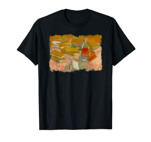 Bellas artes famosas: montones de novelas francesas de Vincent van Gogh Camiseta