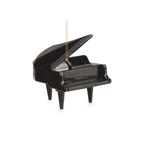 Grand Piano Acrylic Hanging Christmas Ornament - Size 3.5 in. by Midwest-CBK