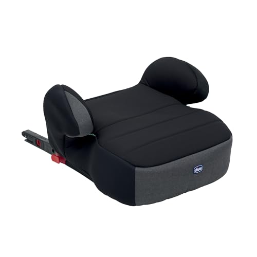 Chicco, Quasar Fix i-Size, Seggiolino Auto Bambini 7-12 Anni (126-150 cm), Facile da Installare con Sistema Isofix, con Braccioli Imbottiti e Seduta Confortevole, Nero