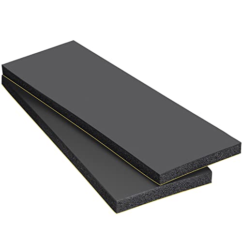PICK FOR LIFE Garage Wall Protector, 2 Garage Car Door Protector Bumper Guard Car Doors Anti-Collision Waterproof Inflaming Ultra Self Adhesive EVA Foam Warehouse (16-17/32" x 5-29/32" x .79)