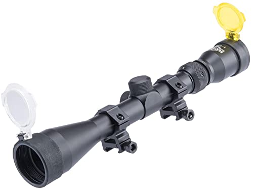 Evike Airsoft - 3-9X40 Professional Scope for Airsoft Rifles w/Scope Rings (Color: Black)