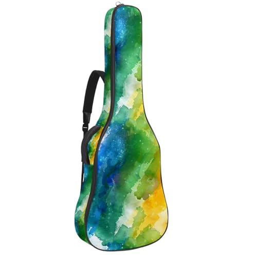 Housse de guitare acoustique colorée pour musiciens nomades