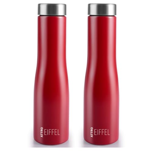 See full amazon price history chart for ATTRO Eiffel 1000ml Stainless Steel Single Wall Water Bottle Sleek & Stylish BPA-Free Leak-Proof Ideal for School, Office & Outdoor - Set of 2 Red ATTRO Eiffel 1000ml Stainless Steel Single Wall Water Bottle Sleek & Stylish BPA-Free Leak-Proof Ideal for School, Office & Outdoor - Set of 2 Red (B0D7VWVYBY) Amazon Price History, Amazon Price Tracker