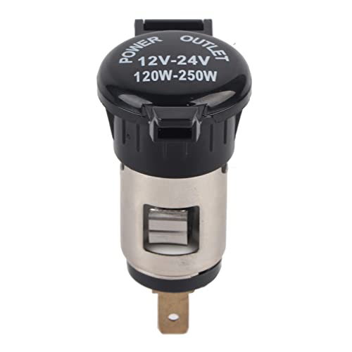 Enchufe para Encendedor de Cigarrillos 12-24 V Adaptador para de Cigarrillos Encendedor de cigarros Hembra para Coche Motocicleta GPS, teléfono móvil, cámara, Mp3