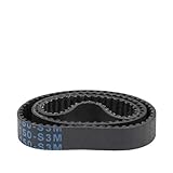 Courroie S3M-120/123/129/138/144/150, courroie de Transmission en boucle fermée, pas de dents 3 mm(S3M129-43T-129 mm,1PC_10MM)