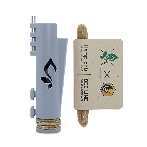 Hemp Wick Lighter, 2 Pack, Rolly, Includes Beeline Hemp Wick #TOP2