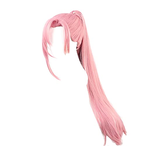 Anime SK8 the Infinity Cosplay Wigs, Short / Long Heat Resistant Role Play Hairs for Halloween Carnival Party (Cherry blossom)