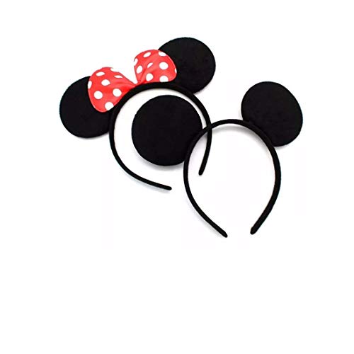 FunBlast Hairbands For Baby Girls – Cartoon Ear Hair Band Costume Parties, Cosplay, Theme, Birthday Party Accessory Hairband (Pack of 2)