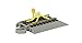 Bachmann Trains - Snap-Fit E-Z TrackÂ® Flashing LED Bumper - Nickel Silver Rail with Gray Roadbed - HO Scale