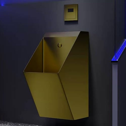 OTQEFTN Wall Mounted Men's Urinal,Stainless Steel Urinals,Commercial Adult Urinal Bathroom Toilet,Bar Urinals,Sensor Urinal,for Hotel,Bar,Airport