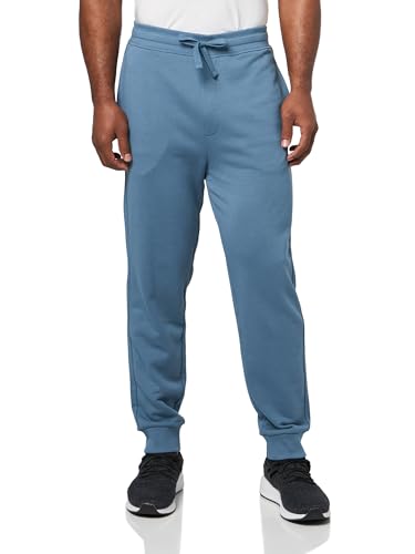 HUGO Calça jogger masculina com logotipo de sucesso, Azul chinês, G