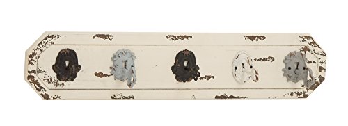 Benzara Alluring Wood Metal Wall Hook