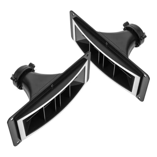 Cabilock - Cabilock Horn Tweeter mit LED Licht Robuster Kunststoff Professioneller Bühnenlautsprecher hochtöner Installieren Langlebiges Stereo horn audio zubehör Schwarz