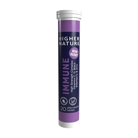 Higher Nature Immune Effervescent Tablets Cover