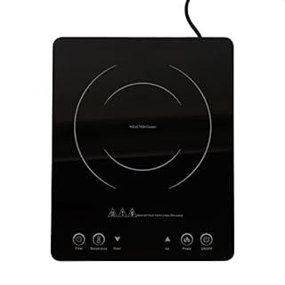 Leisurewize – 230v UK Plug Portable Induction Hob | Adjustable Wattage Settings | Tempered Glass | 60°c to 270°c | Automatic Shut Off | Adjustable Time Settings | LW613