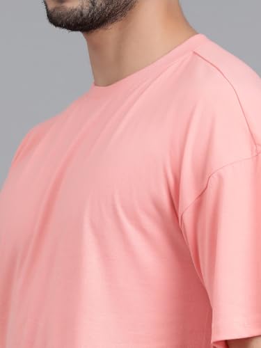 Image of KOTTY Men's Solid Oversized Fit T-Shirt