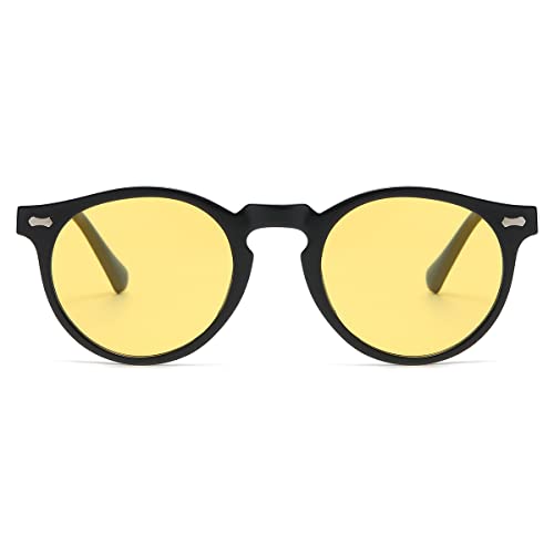 Image of Vintage Polarized Sunglasses for Men Women Round Retro Classic Fashion Eyewear UV400 Protection Sun Glasses