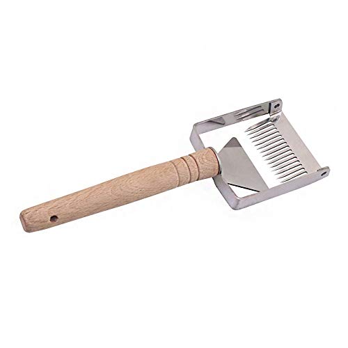 Beekeeping Equipment Uncapping Scraper Honey Scraper Uncapping Fork Beekeeping (A:17-Pin Single Head)