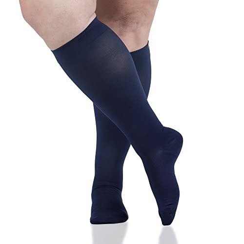 Image of VIM & VIGR Moisture Wick Nylon 15-20 mmHg Compression Socks