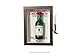 in Case of Emergency Break Glass - Deluxe 3D Display Box for Miniature Liquor Bottle, Real Glass Front (Walnut)