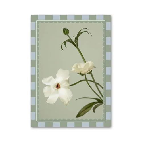 Peinture sur toile de cygnes pour une décoration de salon zen et nordique