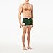 Lacoste Men's Cotton Stretch Big Croc Print Trunks, 3-pack, Dusty Olive/Navy Blue/White, Medium