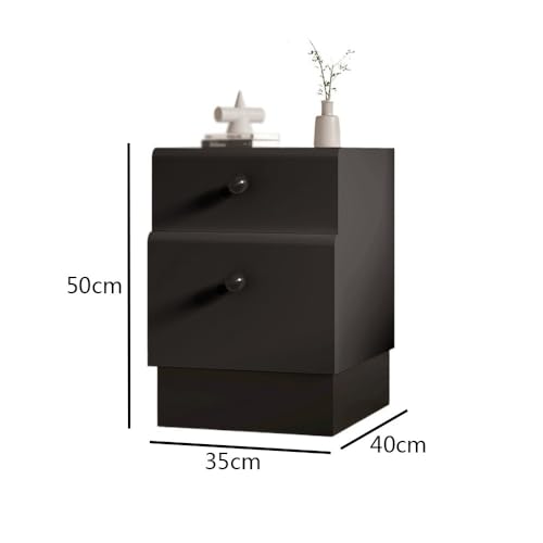 Table de chevet en bois avec rangement meuble de nuit compact adapté aux lits mezzanines - 4