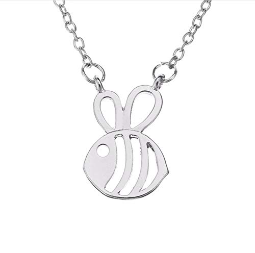 Preisvergleich Produktbild zwyluck Halskette Modeschmuck Zubehör einfache Bienenkette Anhänger Halskette Charms niedliche Insekten Honig Biene Wabenhalskette Halsband