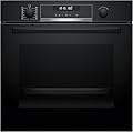 Bosch HBG578BB3 Serie 6, Forno da incasso, Pirolisi: pulizia del forno senza sforzo, Display LCD bianco, Funzione AirFry, 30 programmi automatici, Nero, 60 x 60 cm