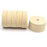 Typ: Back Samt Lixiaonmkop 4 Zoll Wolle Polierbuffing Schleifscheibe Polierer Disc Pad für Auto Polierer Autozubehör Polieren Polierkissen 80mm