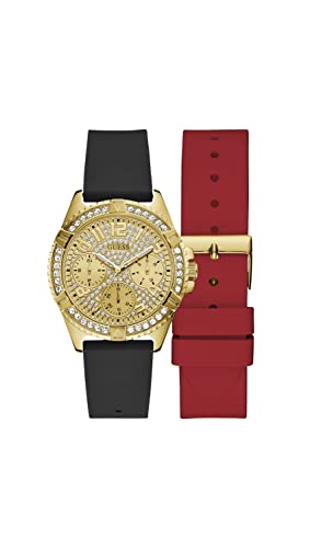 Image of Guess Round 40mm Champagne Dial Analog Women Watch - GW0349L1