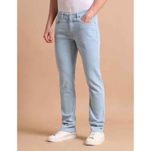 Image of U.S. Polo ASSN. Denim Jeans for Men, Slim Tapered Fit Men Jeans for Office & Regular Wear