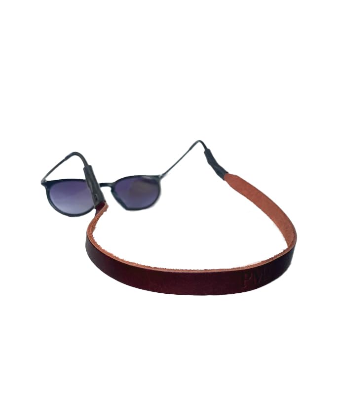 Northwind Supply Monogrammed Leather Sunglass Strap