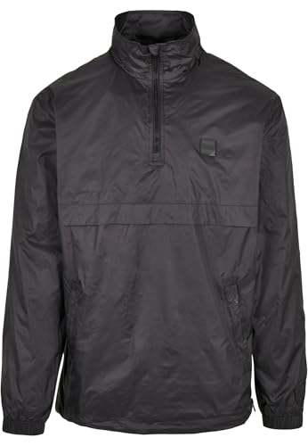 Chaqueta pull over Urban Classics de estilo deportivo retro con media cremallera 6