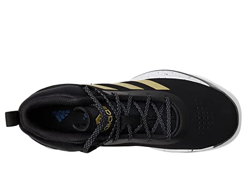 Adidas Cross Em Up 5 Basketball Shoe, Black/Gold Metallic/White (Wide), Us Unisex Big_Kid #TOP1