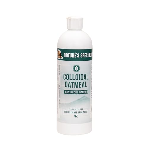 Image of Nature's Specialties Mixing Bottle and Dog Shampoo Concentrate Bundle, Easy to Read Measurements Mixing Bottle 32 oz, Colloidal Oatmeal Creme Rinse Dog Conditioner Concentrate 16 oz