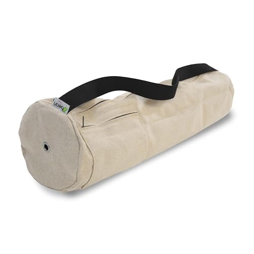 3 Best Hemp Yoga Mat Bags That Stylishly Carry Your Zen 3 Natural Hemp Yoga Mat Bag with Shoulder Strap