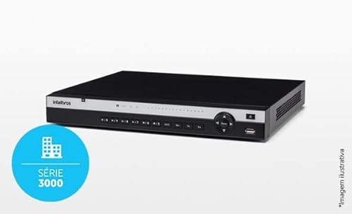 NVD gravador 16 canais de vídeo IP PoE+ Intelbras NVD 3316-P Ultra HD 4K
